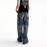 VINTAGE WHISKER WIDE-STRAIGHT JEANS
