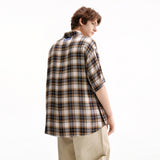 PLAID SHORT-SLEEVE SHIRT