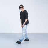 RELAXED STRAIGHT-LEG JEANS