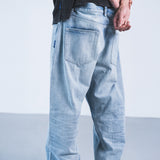 RELAXED STRAIGHT-LEG JEANS