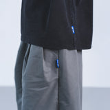 CROPPED WIDE-LEG PANTS (Gray)