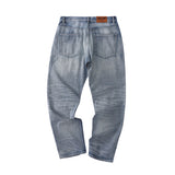 RELAXED STRAIGHT-LEG JEANS
