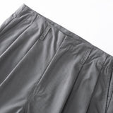 CROPPED WIDE-LEG PANTS (Gray)