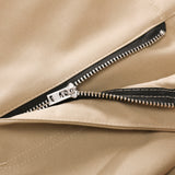 CROPPED WIDE-LEG PANTS (Khaki)