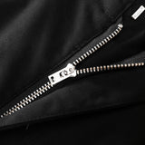 CROPPED WIDE-LEG PANTS (Black)