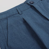 COTTON DENIM SHORTS