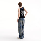 VINTAGE WHISKER WIDE-STRAIGHT JEANS