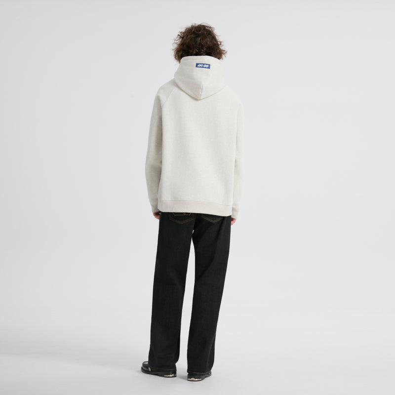 14oz DESIZED SELVEDGE RAW WIDE-LEG JEANS-INDIGO