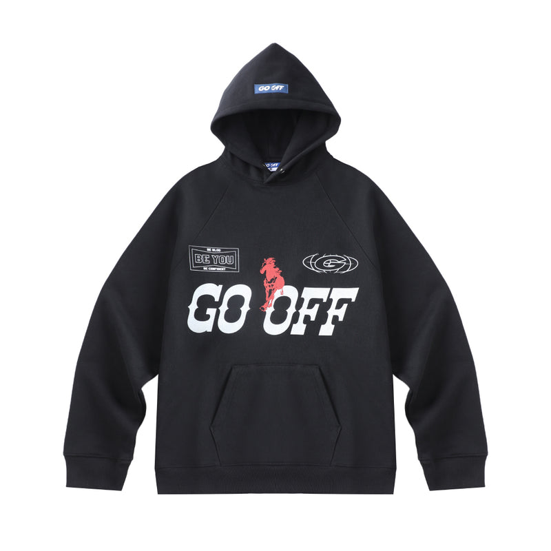 HEAVYWEIGHT GRAPHIC HOODIE-BLACK
