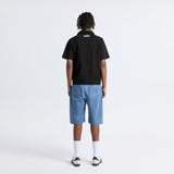 COTTON DENIM SHORTS