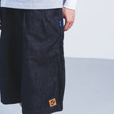 DENIM WIDE-LEG PANTS