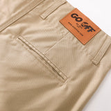 CROPPED WIDE-LEG PANTS (Khaki)