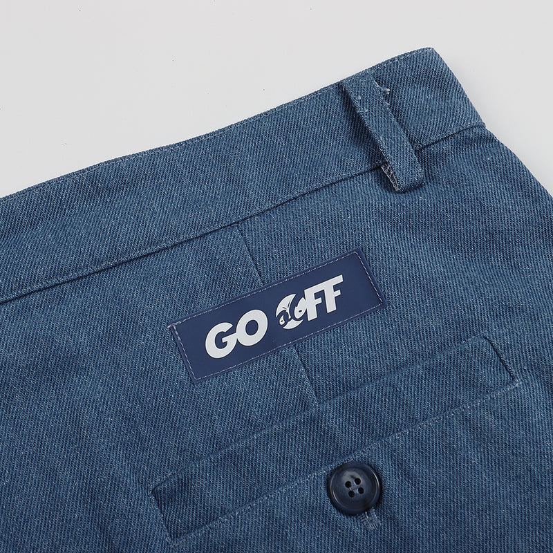 COTTON DENIM SHORTS