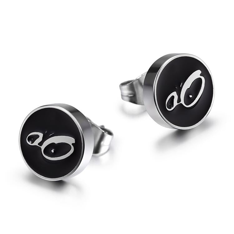 LOGO EAR STUDS